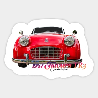 1957 Triumph TR3 Cabriolet Sticker